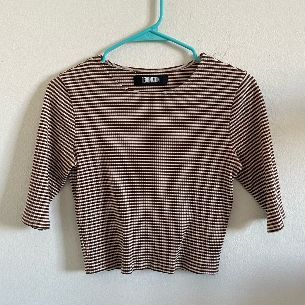 Reformation Half Long Sleeve Top